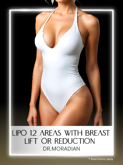 Lipo plus Breast Lift or Reduction with Dr Moradian